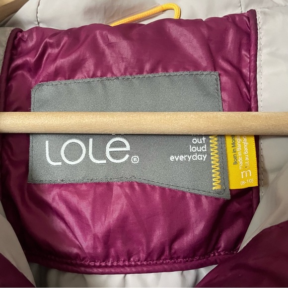 Lole Down Filled Hooded Longline Puffer Coat Jacket Magenta Size Medium - Picture 4 of 6